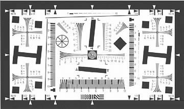 ISO12233標(biāo)準(zhǔn)分辨率測(cè)試卡